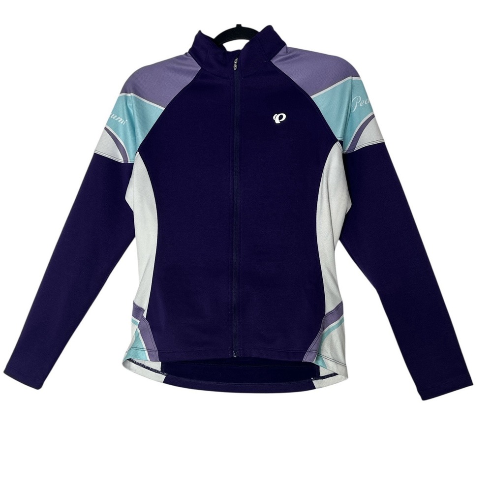 Pearl Izumi Elite Cycling Jacket Women's Medium Pocket Long Sleeve Cozy Full Zip